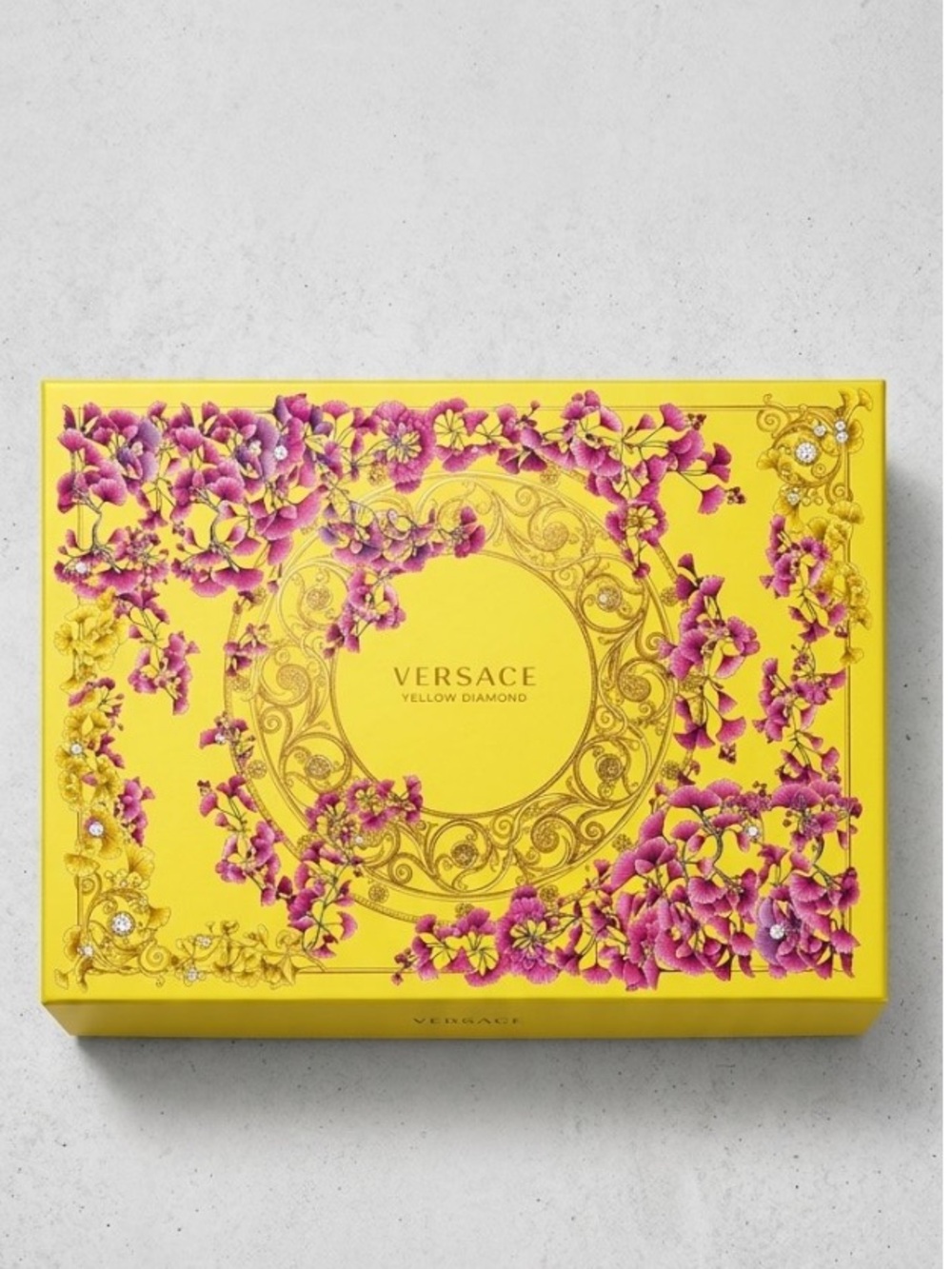 Empty Versace Yellow Diamond Fragrance Gift Set Box Only – Yellow Floral Storage
